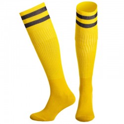 Гетри футбольні Norva розмір 40-45, жовтий-чорний, код: CO-3257_YBK