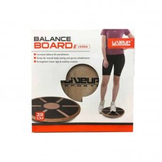 Балансборд LiveUp Balance Board 90x75 мм, код: 6951376107388 Балансборд LiveUp Balance Board 90x75 мм, код: 6951376107388