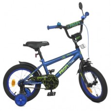 Велосипед детский Profi Kids Dino d=14, темно-синий (мат), код: Y1472-MP