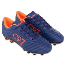 Бутси футбольні Yuke розмір 45, темно-синій-помаранчевий, код: L-11-40-45_45DBL