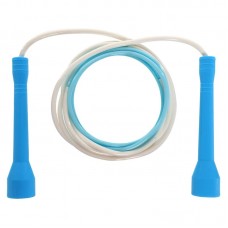 Скакалка FitGo 2,8м, блакитний-білий, код: FI-8634_NW