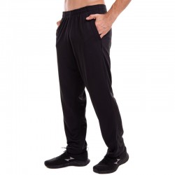 Штани спортивні чоловічі прямі Lidong M, зріст 160-165, чорний, код: LD-9221_MBK