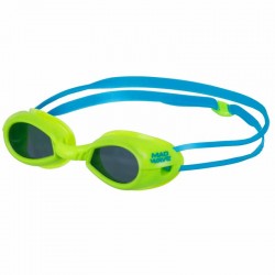 Окуляри для плавання дитячі MadWave Comet Kids, салатовий-блакитний, код: M041003_LGN