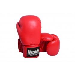 Боксерські рукавиці PowerPlay червоні 16 унцій, код: PP_3004_16oz_Red