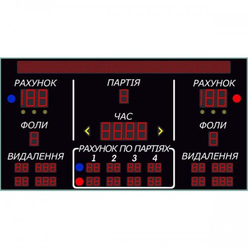 Табло комбіноване LedPlay (3000х1600), код: K2001