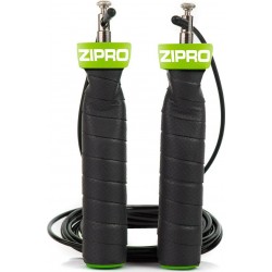 Скакалка Zipro спортивна 300см, чорно-зелена, код: 5907783039300-IN Скакалка Zipro спортивна 300см, чорно-зелена, код: 5907783039300-IN