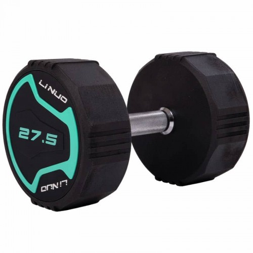 Гантель цільна професійна Li Nuo 1х27, 5кг чорний, код: TA-3614-27_5-S52 Гантель цільна професійна Li Nuo 1х27, 5кг чорний, код: TA-3614-27_5-S52