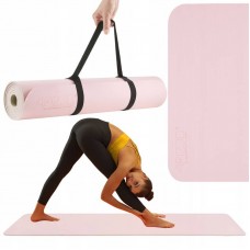 Килимок для йоги та фітнесу 4Fizjo Pink/Grey, 1800x600x6 мм, код: 4FJ0375