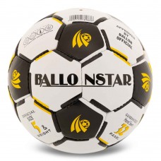 М"яч футбольний Ballonstar №5 PU, білий-чорний, код: FB-5203-S52 М"яч футбольний Ballonstar №5 PU, білий-чорний, код: FB-5203-S52