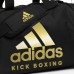 Сумка-рюкзак (2 в 1) Adidas із золотим логотипом KickBoxing L 720x340x340 мм, чорний, код: 15672-1059