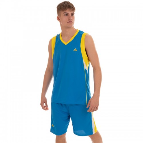 Форма баскетбольна чоловіча PlayGame Lingo 4XL (ріст 180-185) блакитний, код: LD-8095_4XLN-S52
