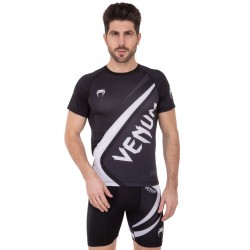 Комплект компресійний чоловічий  (футболка і шорти) Venum 2XL, зріст 180-185, чорний-білий, код: CO-8143-CO-8241_2XLBK