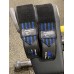 Кистьові бинти PowerPlay Gym WristT Wraps 450 мм, чорний-синій, код: PP_3081_Blue