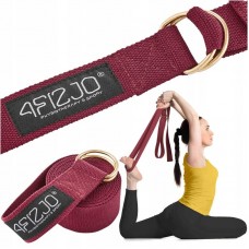 Ремінь для йоги 4Fizjo 3000х40 мм, червоний, код: P-5907739315373