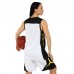 Форма баскетбольна майка та шорти Lidong 3XL, білий-чорний, код: L046_3XLWBK