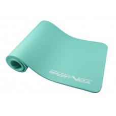 Килимок для йоги та фітнесу SportVida NBR Mint 1 см, код: SV-HK0067