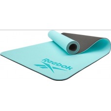 Двосторонній килимок для йоги Reebok Double Sided Yoga Mat 1730х610х4 мм, синій, код: 885652020824