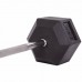Штанга фіксована Record Rubber Hexagon Barbell пряма гумова довжина-95см 45кг TA-6230-45-S52 Штанга фіксована Record Rubber Hexagon Barbell пряма гумова довжина-95см 45кг TA-6230-45-S52