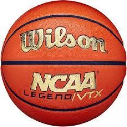 М"яч баскетбольний Wilson NCAA Legend VTX BSKT №7, помаранчевий-золотий, код: 097512601498
