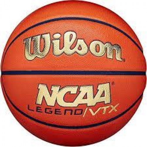 М"яч баскетбольний Wilson NCAA Legend VTX BSKT №7, помаранчевий-золотий, код: 097512601498