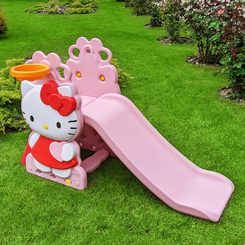 Гірка Bambi Hello Kitty з баскетбольним кільцем, код: HK2018-1A-MP