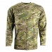 Кофта тактичная Kombat UK Long Sleeve T-shirt M, мультикам, код: kb-lsts-btp-m