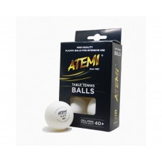 М'ячі для настільного тенісу Atemi 6 шт, білі, код: 200076-GSI