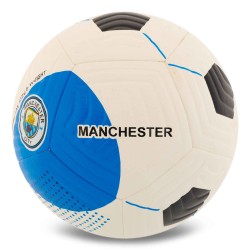 М"яч футбольний Hybrid Ballonstar Manchester City №5 PU, білий-блакитний, код: FB-7944-S52