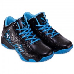 Кросівки для баскетболу Jdan розмір 41 (26см), чорний-синій, код: OB-7129-5_41BL