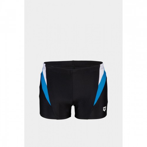 Плавки-боксери чоловічі Arena Swim Short Panel, розмір XL (95), чорний-білий-блакитний, код: 3468336854808