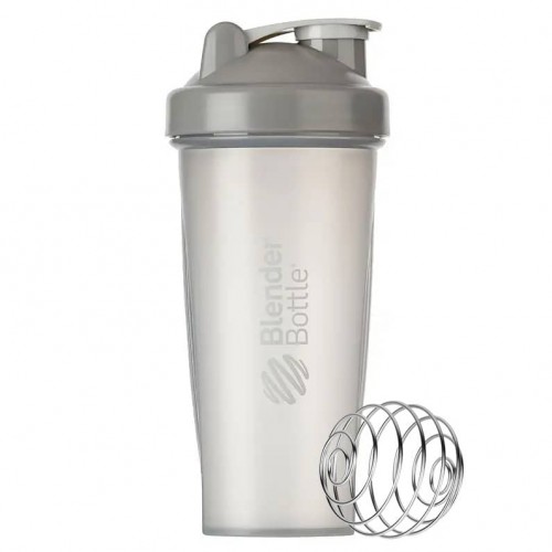 Шейкер спортивний BlenderBottle Classic 28oz/820ml Grey (Original), код: Classic 28oz Grey