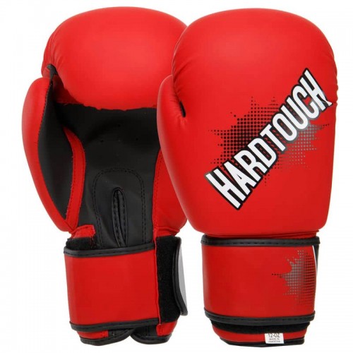 Рукавички боксерські Hard Touch 10 унцій, червоний-чорний, код: BO-4432_10RBK