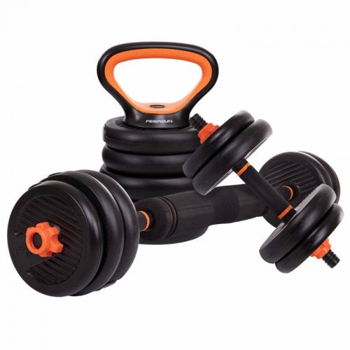 Гантелі розбірні пластикові BioGym 2x7,5кг, код: SC-80016-15-S52 Гантелі розбірні пластикові BioGym 2x7,5кг, код: SC-80016-15-S52