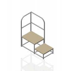 Східці з поручнем СМ-02, код: 1938328557-A Східці з поручнем СМ-02, код: 1938328557-A