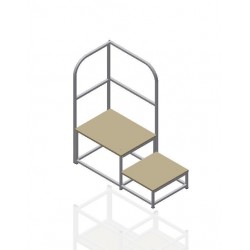 Східці з поручнем СМ-02, код: 1938328557-A