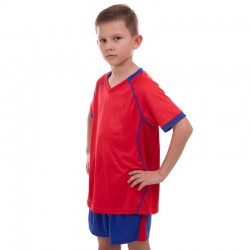Форма футбольна дитяча PlayGame Lingo розмір 28, ріст 135-140, червоний-синій, код: LD-5019T_28RBL-S52
