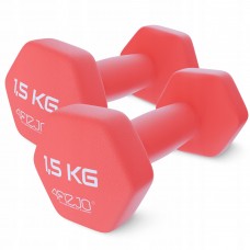 Гантелі вінілові 4Fizjo Classic 2x1.5 кг, червоний, код: P-5907739311962 Гантелі вінілові 4Fizjo Classic 2x1.5 кг, червоний, код: P-5907739311962