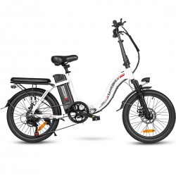 Електровелосипед Samebike CY20 (350 Вт, 12 А*год, 36 В), колеса 20", з ручкою газу, білий, код: SMB-CY20-white