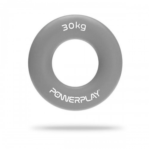 Еспандер кистьовий силіконовий PowerPlay Hand Grip Ring X-Hard 30 кг, сірий, код: PP_4324_30kg