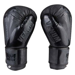 Боксерські рукавички Venum чорний 12oz, код: VM2955/12BL
