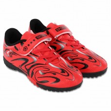 Сороконіжки футбольні дитячі PlayGame розмір 36, червоний-чорний, код: 616-2_36