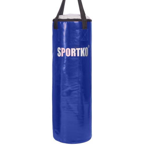 Мішок боксерський SportKo 850х320 мм, 20 кг, синій, код: MP-3_BL