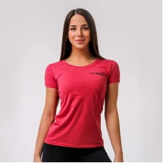 Футболка жіноча спортивна GymBeam Clothing Basic Vintage Red XL, червоний, код: 21802508-GB