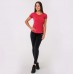 Футболка жіноча спортивна GymBeam Clothing Basic Vintage Red XL, червоний, код: 21802508-GB