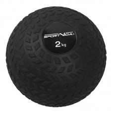 Слембол (медичний м"яч) для кросфіту SportVida Slam Ball 2 кг, чорний, код: SV-HK0344