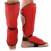 Захист гомілки та стопи для єдиноборств Hard Touch, розмір M, червоний, код: BO-4229_MR