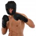 Шолом боксерський з повним захистом та підшоломником Maxxmma S-M, чорний, код: GBH03_SMBK