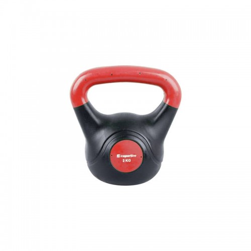 Гиря Insportline Kettlebell Dark 2 кг, чорний-червоний, код: 10731-IN Гиря Insportline Kettlebell Dark 2 кг, чорний-червоний, код: 10731-IN