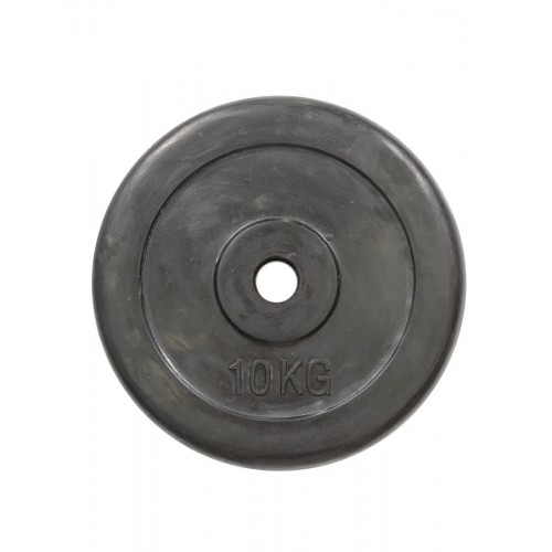 Диск гумовий HouseFit R-10, 10 кг, чорний, код: 00000023039 Диск гумовий HouseFit R-10, 10 кг, чорний, код: 00000023039