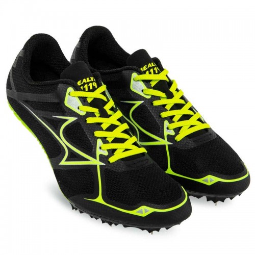 Шиповки для легкої атлетики Health розмір 36, чорний-салатовий, код: H-1119_36